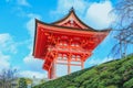 Kiyomizu-dera temple is aÃÂ zenÃÂ buddhist templeÃÂ in autum season and one of the most popular buildings inÃÂ Kyoto Royalty Free Stock Photo